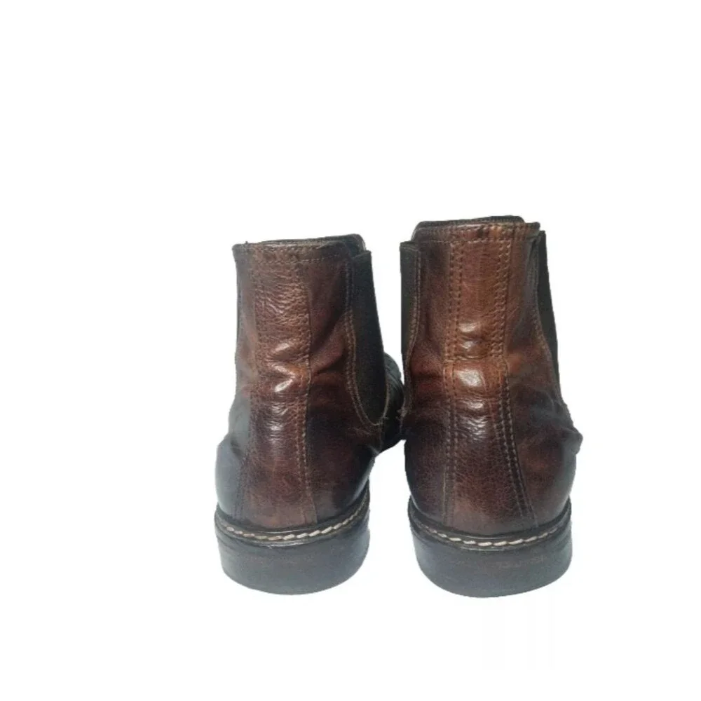 AREA FORTE Italian Leather Chelsea Boots Mens Size 11 Medium Brown